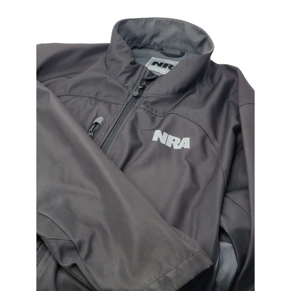 NRA Full Zip Lightweight Jacket Soft Shell Member Black Size‎ XL Men's Pockets - Picture 1 of 10